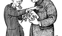 讽刺的漫画,揭示社会现象的幽默面具